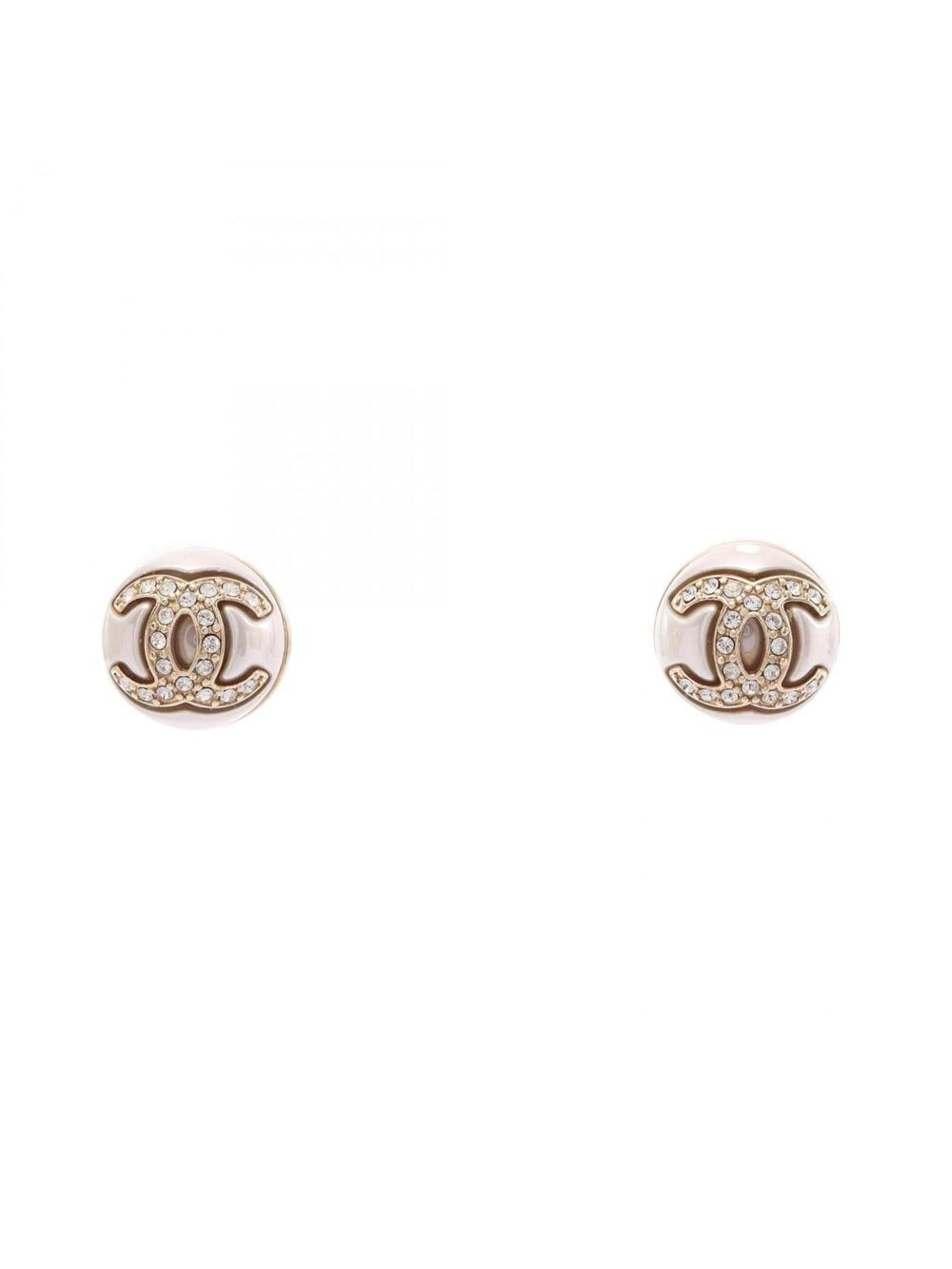 Chanel Cc Logo Earrings Metal #357759C97B